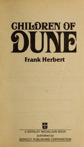 Cover of Children of Dune by Frank Herbert