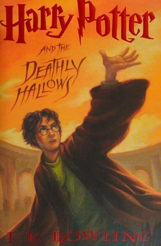 Cover of Harry Potter and the Deathly Hallows by J. K. Rowling