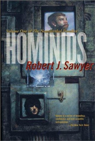 Cover of Hominids by Robert J. Sawyer