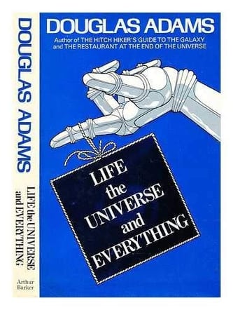 Cover of Life, the Universe and Everything by Douglas Adams