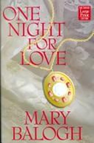 Cover of One Night for Love by Mary Balogh