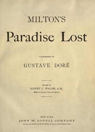 Cover of Paradise Lost by John Milton