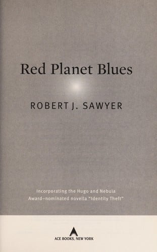 Cover of Red Planet Blues by Robert J. Sawyer