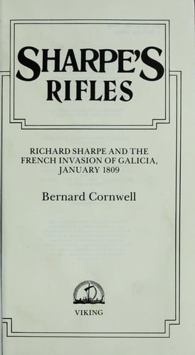 Cover of Sharpe's Rifles by Bernard Cornwell