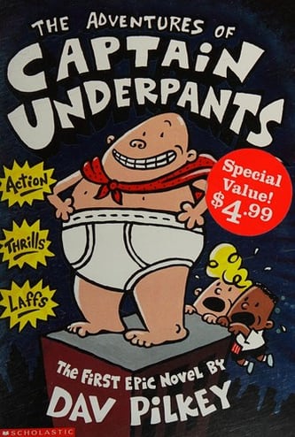 Cover of The Adventures of Captain Underpants by Dav Pilkey