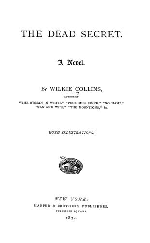 Cover of The Dead Secret by Wilkie Collins
