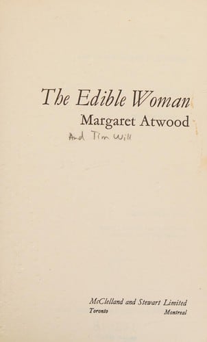 Cover of The Edible Woman by Margaret Atwood