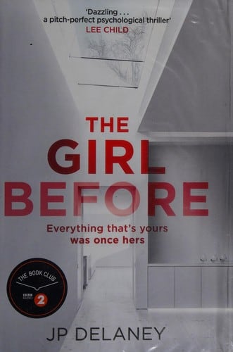 Cover of The Girl Before by J. P. Delaney