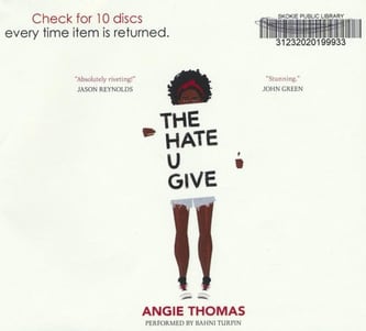 Cover of The Hate U Give by Angie Thomas