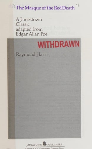 Cover of The Masque of the Red Death by Edgar Allan Poe