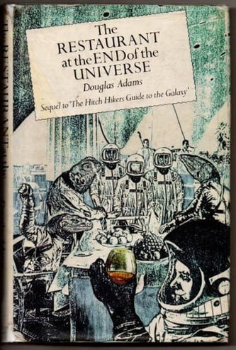 Cover of The Restaurant at the End of the Universe by Douglas Adams