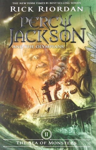 Cover of The Sea of Monsters by Rick Riordan