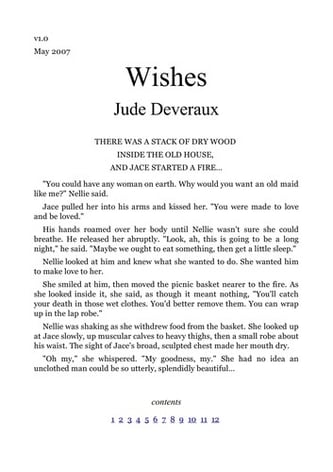 Cover of Wishes by Jude Deveraux