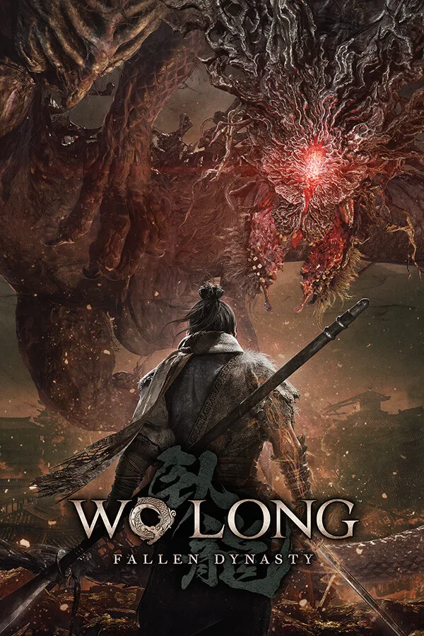 Wo Long: Fallen Dynasty key art showing a warrior deflecting beneath a storm