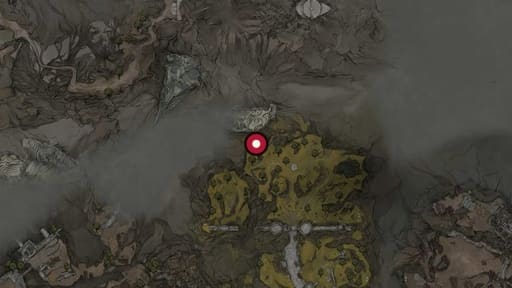 Map position of Acolyte’s Stone