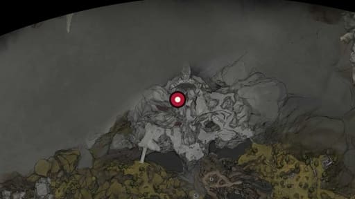 Map position of Curseblood Stone