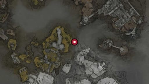 Map position of Emberseed Stone