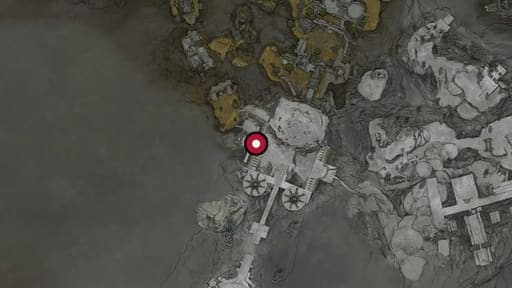 Map position of Forgotten Crossbow