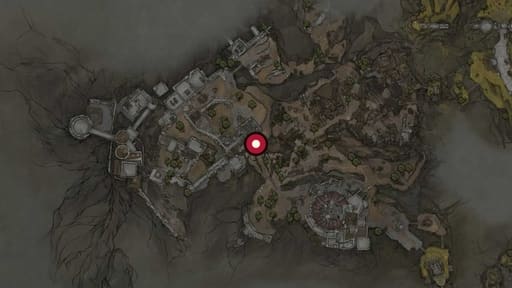 Map position of Hag Stone