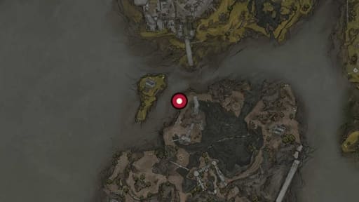 Map position of Infested Miner