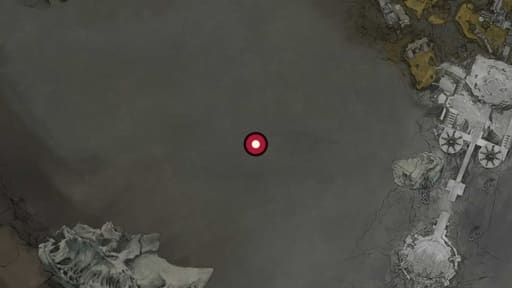 Map position of Inflamed Clawstone