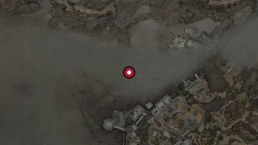 Map position of Ironpiercer’s Stone