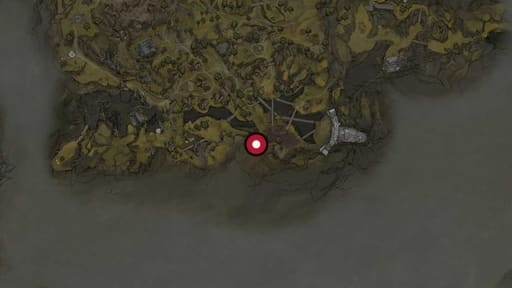 Map position of Nightgrasp Stone