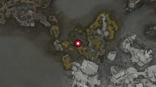 Map position of Retribution Stone