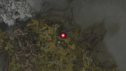 Map position of Sariel, the Endless
