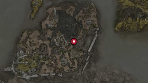 Map position of Shattering Stone