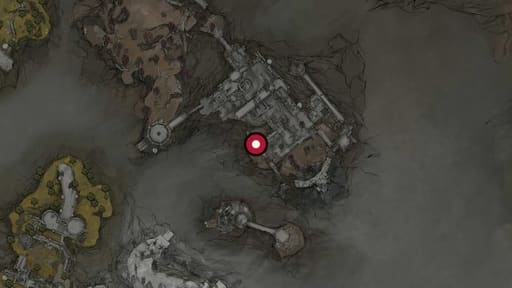 Map position of Shrike Stone