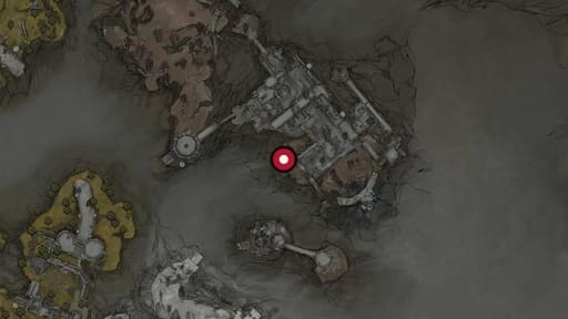 Map position of Siegebreaker's Stone