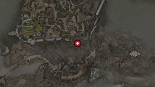 Map position of Spite Stone