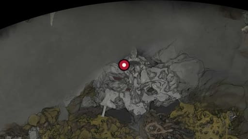 Map position of Summoning Stone