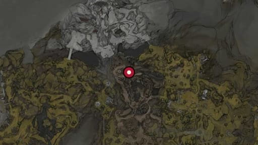 Map position of Thief’s Stone