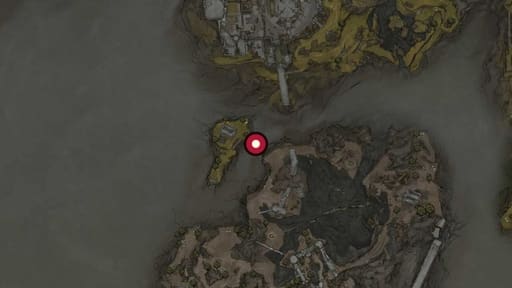 Map position of Torpor Stone