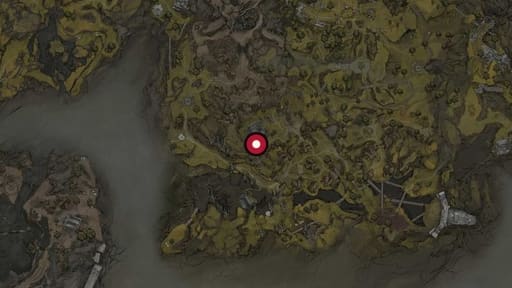 Map position of Viletongue Hedron