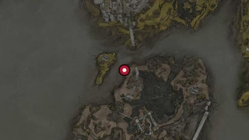 Map position of Wretchcaller’s Stone