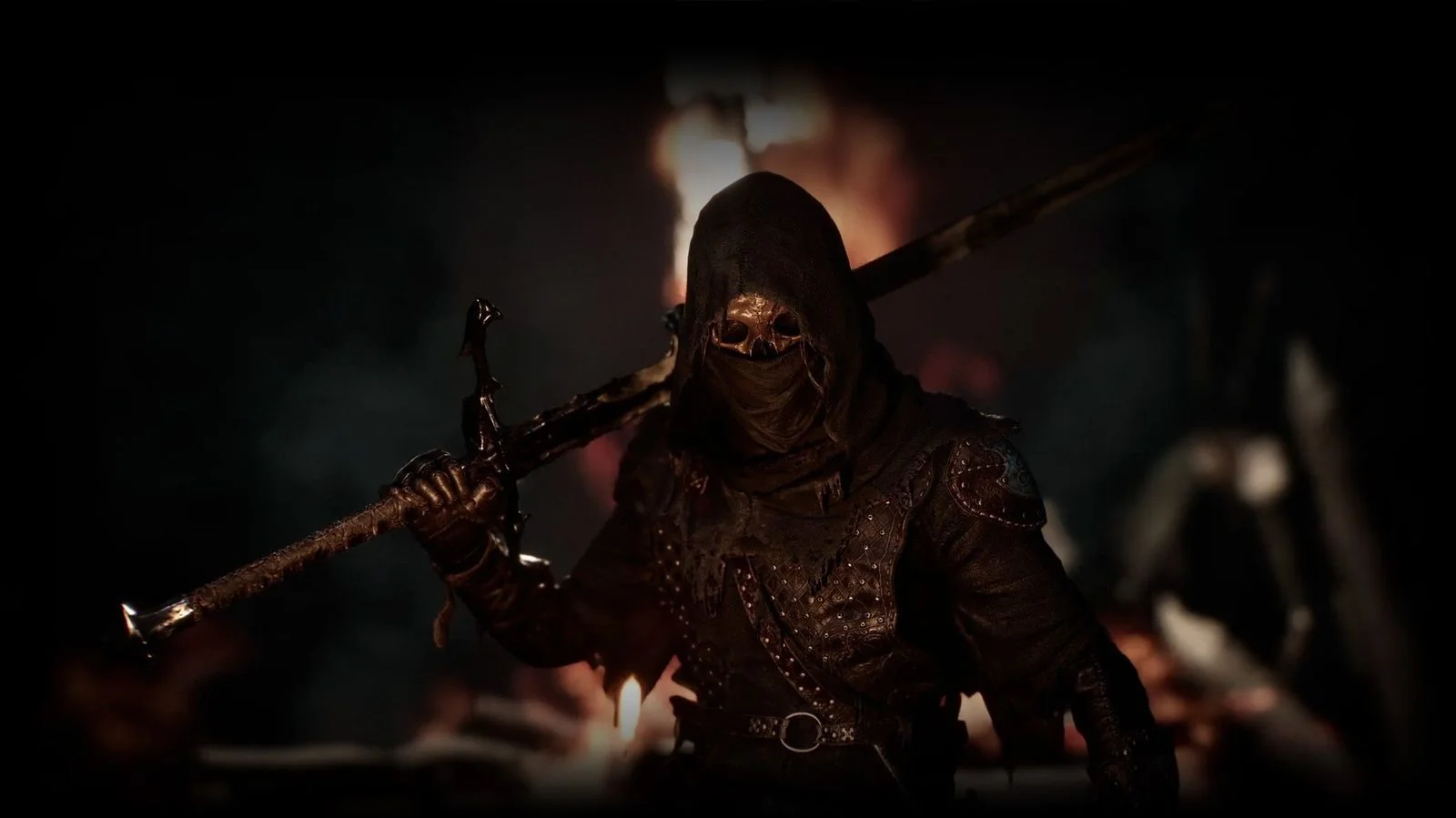 Tiel, a hooded warrior in Mortal Shell II